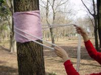 ハンモックのロープワーク