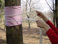 ハンモックのロープワーク