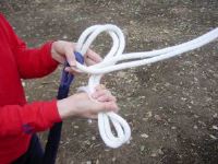 ハンモックのロープワーク