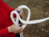 ハンモックのロープワーク