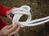 ハンモックのロープワーク