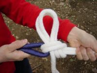 ハンモックのロープワーク